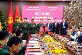 Công ty Điện lực Thanh Hóa và Bộ Chỉ huy Quân sự tỉnh ký kết hoạt động phối hợp, kết nghĩa