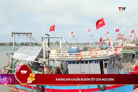 Không khí chuẩn bị đón Tết của ngư dân