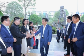 Bí thư Tỉnh ủy Nguyễn Doãn Anh dự lễ ra quân sản xuất đầu năm tại một số doanh nghiệp trên địa bàn tỉnh