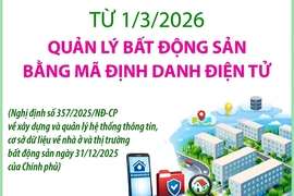 Từ 1/3/2026, bất động sản nhà ở được gắn mã định danh điện tử
