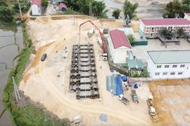 Đẩy nhanh tiến độ thi công các trường nội trú liên cấp