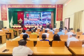 Hội nghị tiếp xúc cử tri, vận động bầu cử HĐND tỉnh khóa XIX tại đơn vị bầu cử số 18