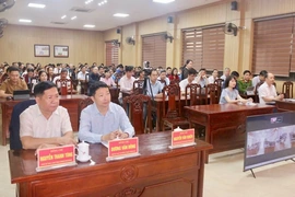 Các ứng cử viên đại biểu HĐND tỉnh tiếp xúc cử tri, vận động bầu cử tại đơn vị bầu cử số 23