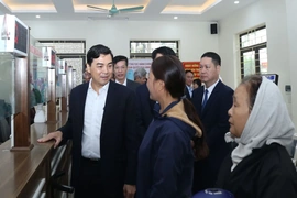 Chủ tịch UBND tỉnh Nguyễn Hoài Anh kiểm tra công tác chuẩn bị bầu cử và vận hành chính quyền địa phương 2 cấp tại xã Triệu Sơn