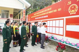 Khẩn trương công tác chuẩn bị bầu cử ở xã biên giới Sơn Thủy