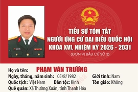 [Infographics] Tiểu sử ứng cử viên Đại biểu Quốc hội khóa XVI Phạm Văn Trường