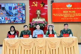 Các ứng cử viên đại biểu HĐND tỉnh tiếp xúc cử tri, vận động bầu cử tại đơn vị bầu cử số 1