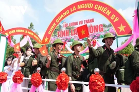 Hôm nay, các địa phương thuộc Quân khu 4, Quân khu 9 tổ chức lễ giao nhận quân