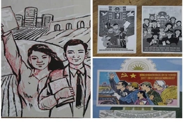 Những người “vẽ” không khí ngày hội non sông