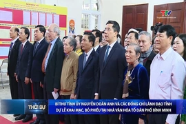 Bản tin Thời sự tối 15/3/2026:&nbsp;Bí thư Tỉnh ủy Nguyễn Doãn Anh và các đồng chí lãnh đạo tỉnh dự lễ khai mạc, bỏ phiếu tại Nhà văn hóa Tổ dân phố Bình Minh