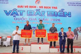 Thanh Hóa xếp nhì toàn đoàn nữ tại Giải Vô địch vật bãi biển quốc gia 2026