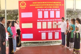 Bản làng trước ngày bỏ phiếu