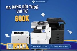 Thiên Phúc Copier báo giá dịch vụ cho thuê máy photocopy mới nhất