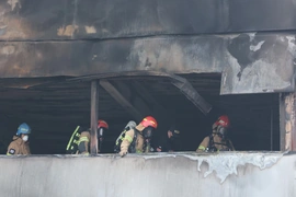 Hàn Quốc: Cháy nhà máy linh kiện ô tô, hàng chục người thương vong