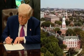 Bước leo thang mới giữa chính quyền Tổng thống Mỹ Trump và Đại học Harvard