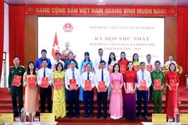 Xã Xuân Hòa tiến hành bầu các chức danh chủ chốt của HĐND và UBND xã