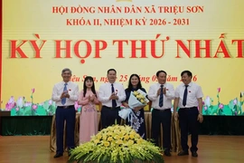 Kỳ họp thứ nhất HĐND xã Triệu Sơn khóa II, nhiệm kỳ 2026-2031