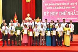 Kỳ họp thứ nhất HĐND xã Lưu Vệ nhiệm kỳ 2026-2031 bầu các chức danh chủ chốt