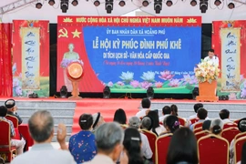 Khai hội kỳ phúc Đình Phú Khê, xã Hoằng Phú