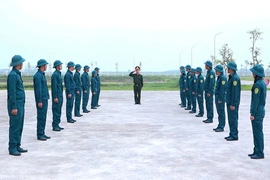 Những chiến sĩ “Sao vuông” trên thao trường huấn luyện