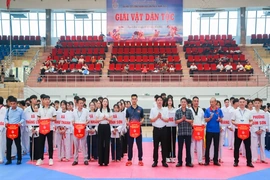 Khởi tranh môn T aekwondo trong khuôn khổ Đại hội Thể dục Thể thao tỉnh