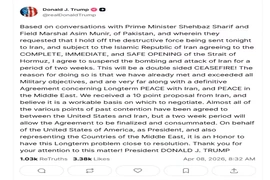 Mỹ đồng ý ngừng bắn 2 tuần với Iran vào phút chót