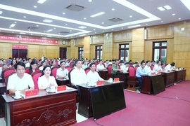 Hội nghị toàn quốc nghiên cứu, học tập, quán triệt và triển khai thực hiện Nghị quyết Hội nghị lần thứ hai Ban Chấp hành Trung ương Đảng khóa XIV