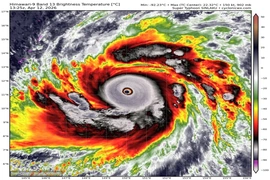 Siêu bão Sinlaku vừa hình thành di chuyển thế nào?