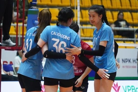 Bóng chuyền nữ XMLS Thanh Hóa thất bại sau 3 sec trước đội đầu bảng Hà Nội Tasco Auto