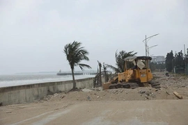 Dựng “lá chắn” đê, kè biển&nbsp;trước mùa mưa bão