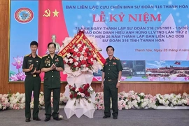 Ban Liên lạc Cựu chiến binh Sư đoàn 316 Thanh Hóa phát huy truyền thống đơn vị Anh hùng
