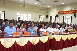 Đại biểu Quốc hội tiếp xúc cử tri xã Ba Đình