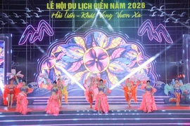 Tổng duyệt chương trình khai mạc Lễ hội du lịch biển Hải Tiến năm 2026