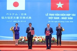 Việt Nam, Nhật Bản trao nhiều văn kiện hợp tác quan trọng