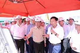 Bí thư Tỉnh ủy Lê Đức Thái kiểm tra các dự án trọng điểm tại Khu kinh tế Nghi Sơn