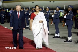 Tổng Bí thư, Chủ tịch nước Tô Lâm bắt đầu thăm cấp Nhà nước tới Sri Lanka