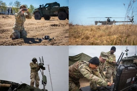 Mỹ và Anh diễn tập thực chiến chống UAV tại sườn Đông NATO