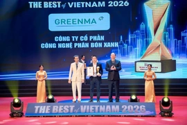 Phân bón hữu cơ Greenma được vinh danh tại The Best of Vietnam 2026