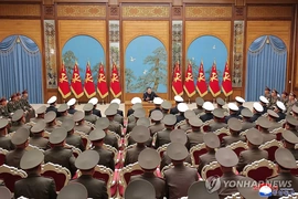 Chủ tịch Triều Tiên Kim Jong-un kêu gọi tăng cường các đơn vị tiền tuyến để ngăn chặn chiến tranh