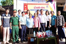 Khởi công xây dựng nhà ở cho con đẻ người hoạt động kháng chiến bị nhiễm chất độc hóa học