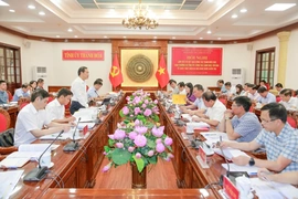 Đoàn công tác Bộ Chính trị kiểm tra, giám sát 4 nội dung trọng tâm tại Thanh Hóa