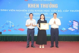 Tuổi trẻ Trường ĐH Hồng Đức tích cực tham gia hoạt động nghiên cứu khoa học