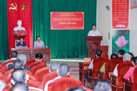 Phó Chủ tịch Thường trực UBND tỉnh Mai Xuân Liêm dự sinh hoạt Chi bộ thôn Đông Môn