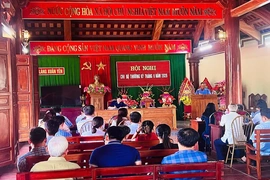 Chủ nhiệm Ủy ban Kiểm tra Tỉnh ủy Phạm Thị Thanh Thủy dự sinh hoạt Chi bộ thôn Xuân Yên