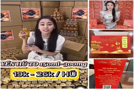 Triệt phá đường dây sản xuất, buôn bán hũ yến giả quy mô toàn quốc