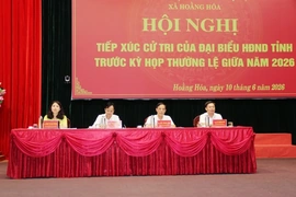 Cử tri xã Hoằng Hóa kiến nghị quy hoạch đô thị và một số&nbsp;chế độ, chính sách đặc thù