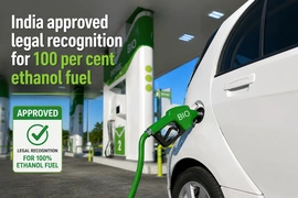 Ấn Độ chính thức hợp pháp hóa nhiên liệu ethanol 100%
