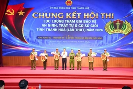 Chung kết Hội thi lực lượng tham gia bảo vệ ANTT ở cơ sở giỏi tỉnh Thanh Hóa