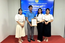 Thành lập Công đoàn cơ sở Công ty CP nhân lực Hucenco