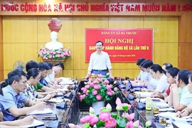 Bá Thước tăng cường trách nhiệm người đứng đầu&nbsp;trong phòng, chống tham nhũng, lãng phí, tiêu cực